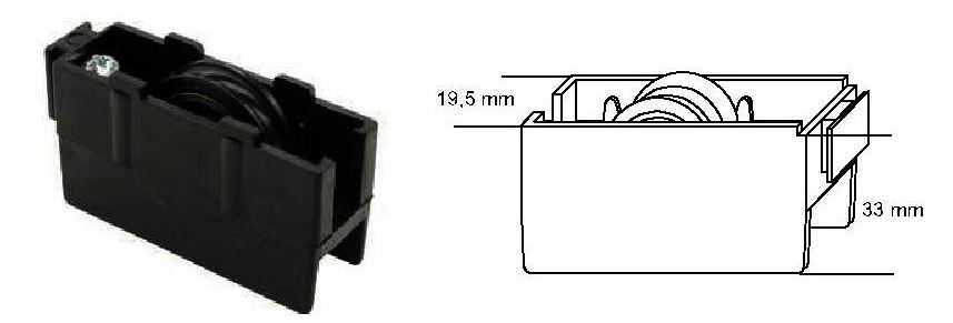 RUEDA NYLON FIJA P70/P92