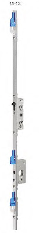 MULTIPUNTO ALUALPHA C/LLAVE FIJO P/CREMONA 1800
