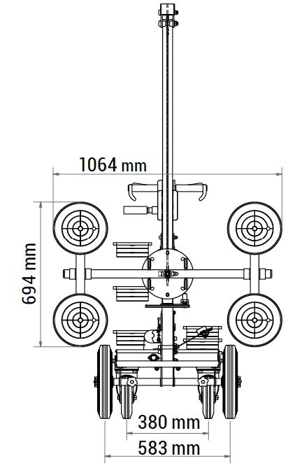 DISPOSITIVO DE MONTAJE 1PERSONA RACELIFT UPT 250KG