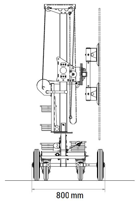DISPOSITIVO DE MONTAJE 1PERSONA RACELIFT UPT 250KG