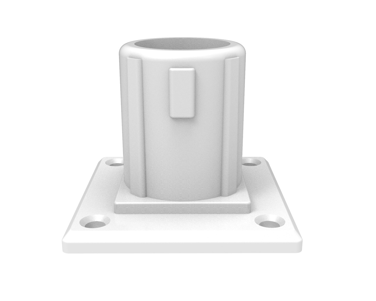 MULTIBASE 60X60 PARA TUBO 40-60 Ø BLANCO