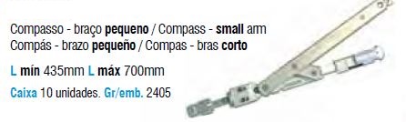 OB ALUALPHA COMPAS PEQUEÑO (435-700)