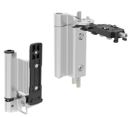 OB STAC CLX160 KIT BISAGRAS HOJA PASIVA BLANCO