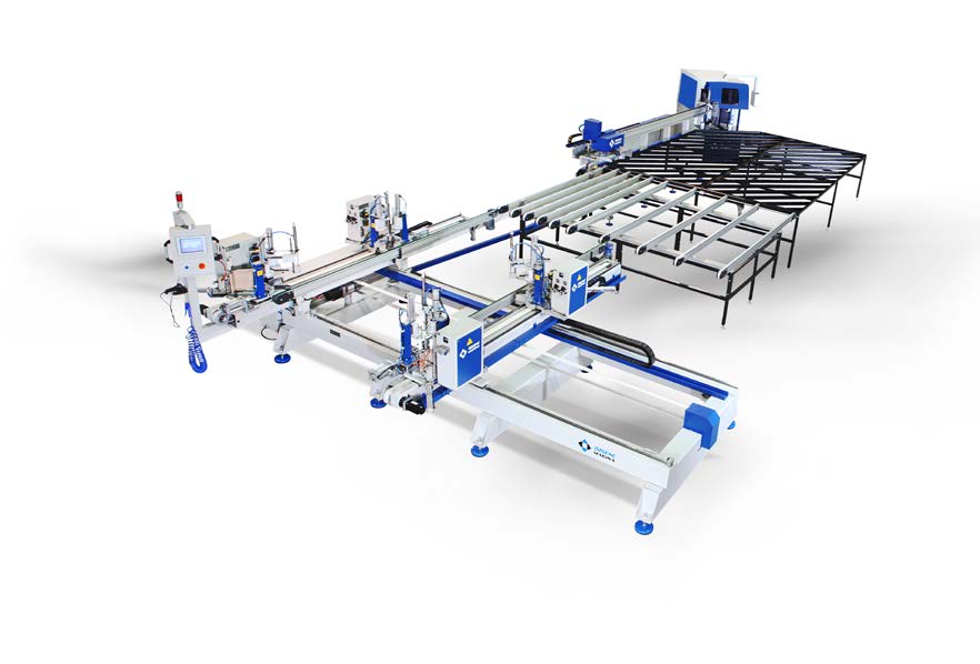 LINEA SOLDADURA 4 CON CABEZALES BANCO Y ENF.CNC