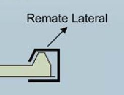 REMATE LATERAL CUBIERTA 50 BLANCO (3ML)