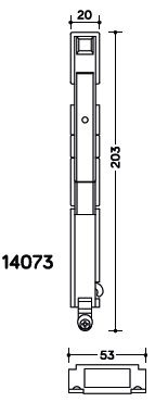 PASADOR SA 2ºHOJA 203 REGUL. 20MM