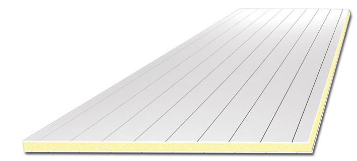 PANEL 3 X 1.25 X 0.8/16 RANURADO RAL STANDAR