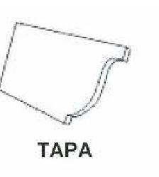 TAPA CANALON ALBERO ISOPAN/CUBIERT