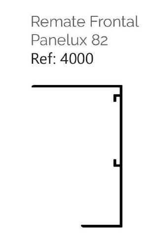FRONTAL DECK PANEL 82MM BLANCO