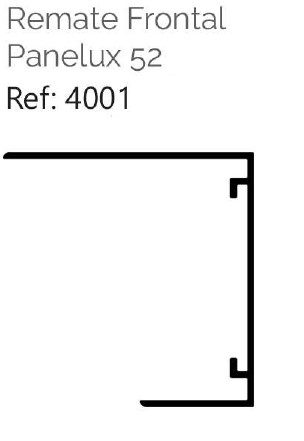 FRONTAL DECK  PANEL 52MM BLANCO