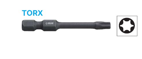 PUNTA IMPACTO E6.3 TORX 40-L50 UND.