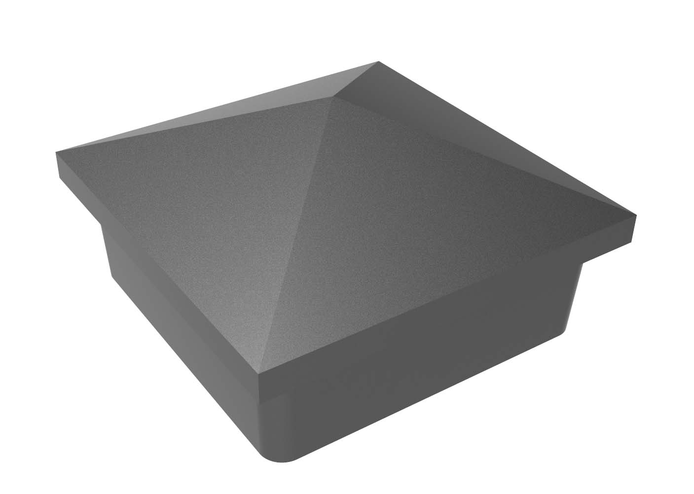 REMATE PIRAMIDE ALUM. 60X60 BRUTO