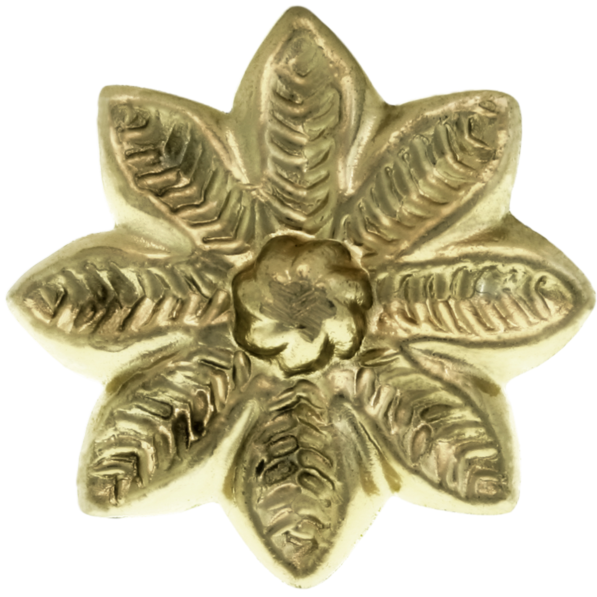 ROSETA REDONDA 50MM ALUMINIO ORO