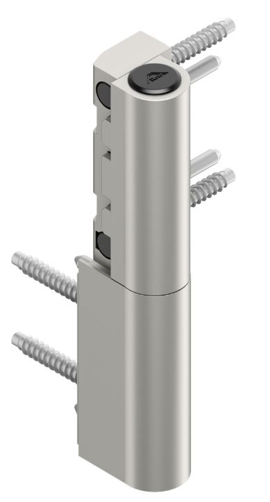 BISAGRA SOLID B 222 P FIJ/CANAL I PLATA IZ