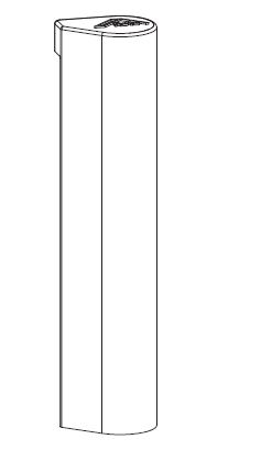 EMBELLECEDOR BISAGRA NX A16 R044 DER MARRON
