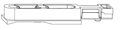 SUPLEMENTO PLASTICO BISAGRA ALU NX A16