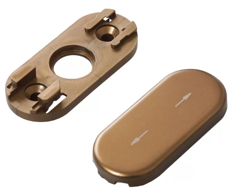 ROSETA MAN.QUITA Y PON R-LINE BRONCE R05.3