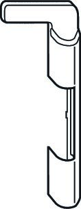 EMBELLECEDOR SOP.COMPAS K 6/130 L BL.