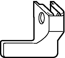 EMBELLECEDOR PERNIO PVC K 130 R BL.