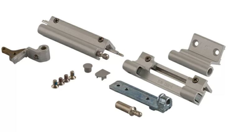 OB ROTO ALU540 JGO.BISAGRAS PLATA