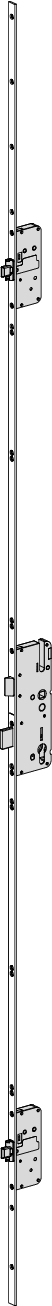 CERRADURA TANDEO C600 4092P8 2200F3X24SIL 2A 0203