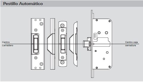 CERRADERO TANDEO CA 60A KBE DJ-70 KOMMERLING 76