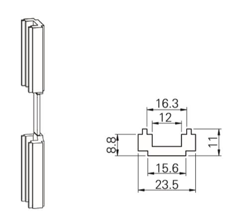 CALZO S002 ALTURA 11 MM. PARA CREM.COR. (3 JGOS)