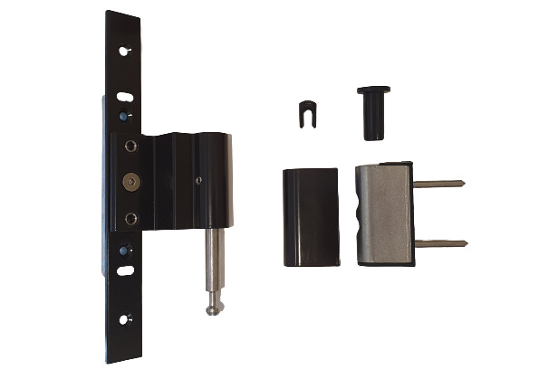 BISAGRA PB10 EJE13 RAL 8077 MARRON DR.