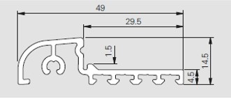VIERTEAGUAS E6/C-0 ADII 6M (PRECIO METRO)