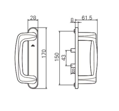 MAN.IN-LINE SLIDING EXT A2 NEGRO R06.2