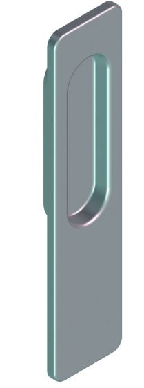 UÑERO PATIO LIFT RECTANGULAR 7MM PLATA R01.1