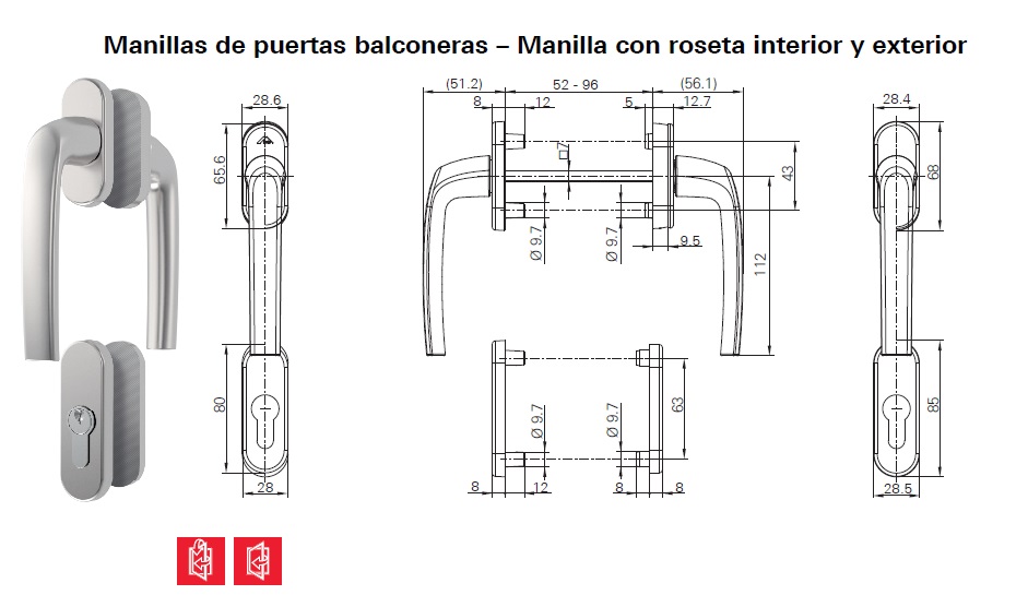 MANILLA+MANILLA SAMBA 127 M5X110 R07.2