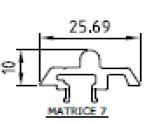 GUIA INFERIOR SOLERA 190 HS EV1 6M D