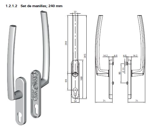MANILLA+MANILLA CIL PLIFT 300 S/C R062+CUADRADILLO