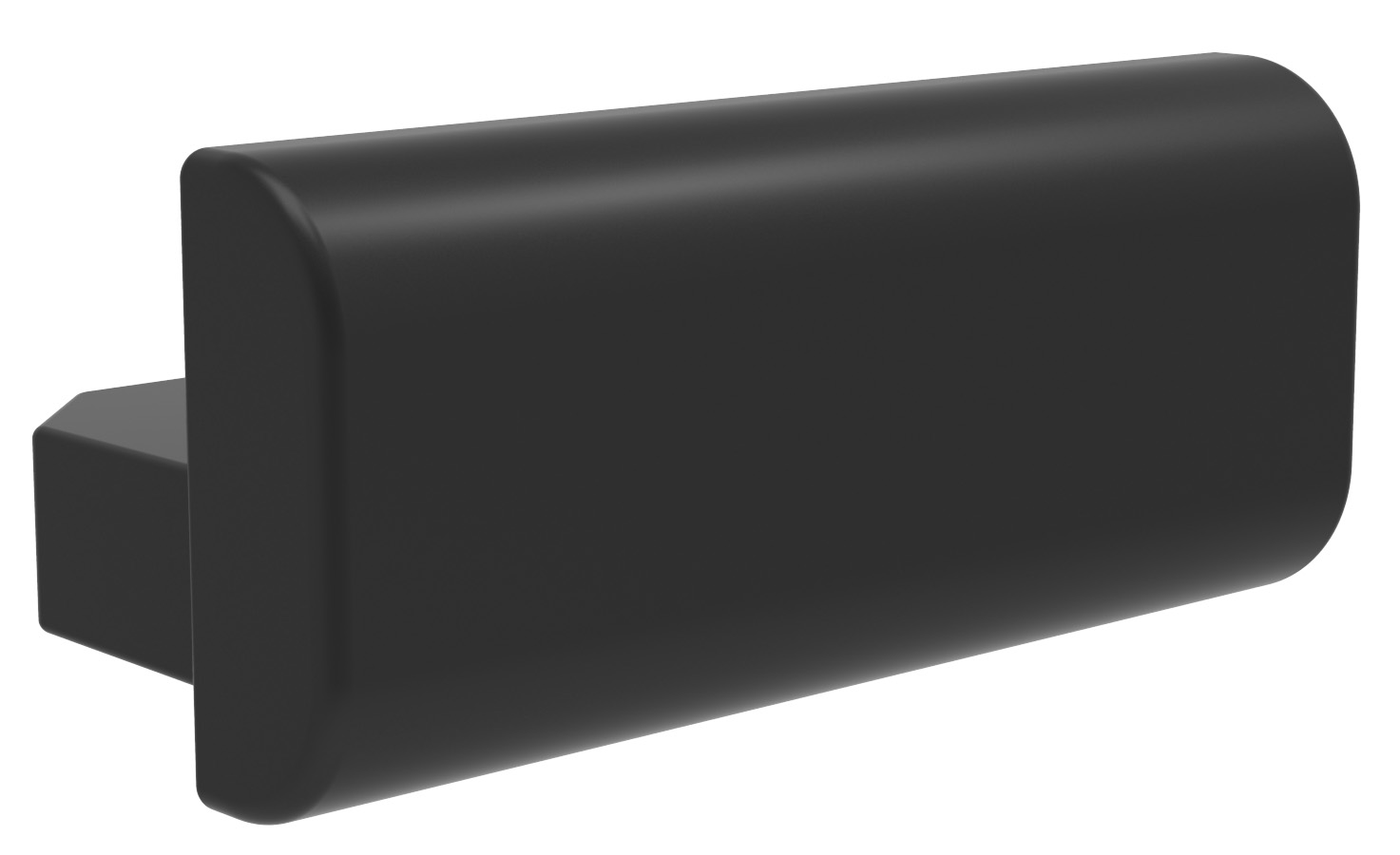 REMATE PARA PERFIL 51x21 mm NEGRO