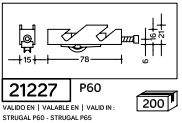 RUEDA P60 TN REGULABLE