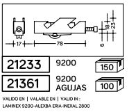 RUEDA 9200 TN REGULABLE