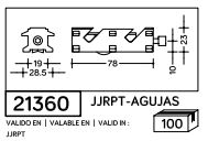 RUEDA SA AGUJAS TN JJ RPT