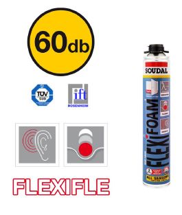 ESPUMA FLEXIFOAM PISTOLA SOUDAL AZUL