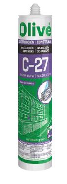 SILICONA OLIVE C-27 TRANSPARENTE NEUTRA