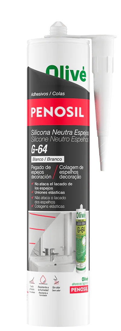 SILICONA  ESPEJOS G-64 BLANCO