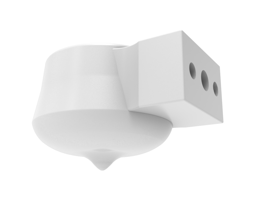 SOPORTE FINAL DE ALUMINIO BLANCO