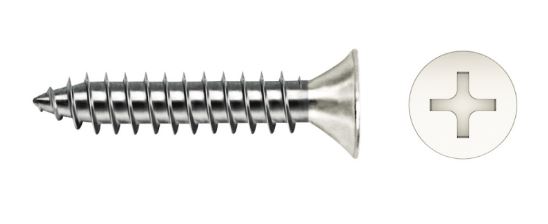 TORN. 4.2 X 45 PLATA DIN 7982