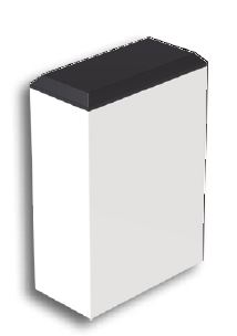 TAPA ALUMINIO TUBO 40X40 BLANCO