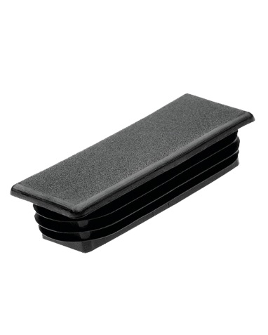 TAPA FINA 30X15 mm NEGRO