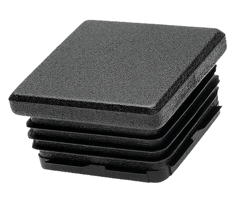 TAPA TUBO 50X 50 NEGRO