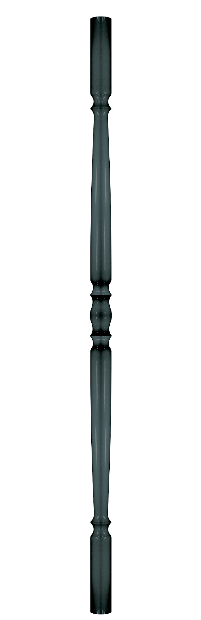 TUBO DECORATIVO CANARIAS NEGRO 880MM