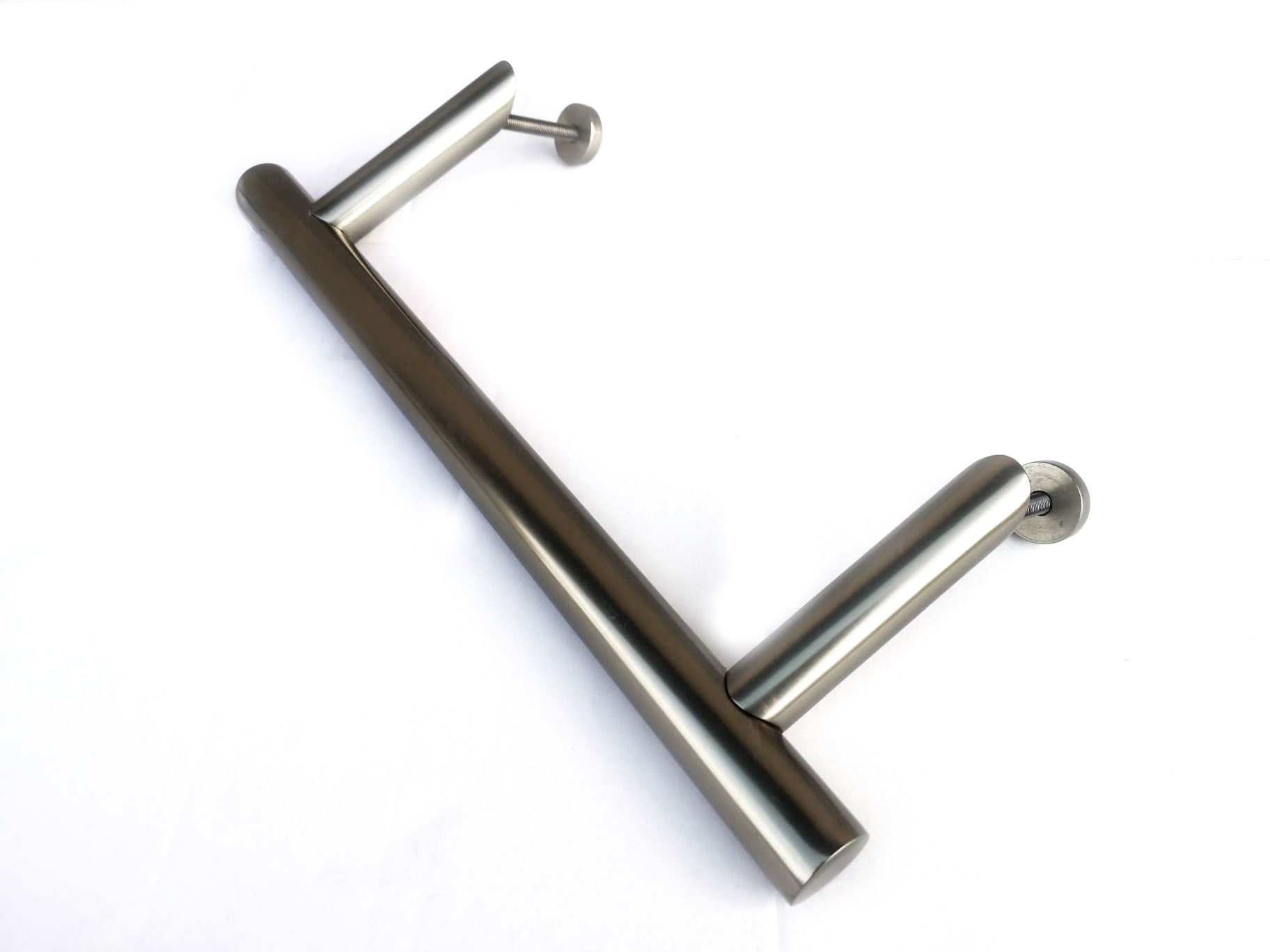 TIRADOR TORREON DESPLAZADO 500 Ø30 INOX EJES 300