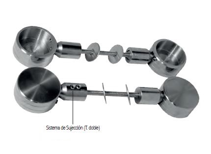 JGO.TIRADOR T40 INOX DOBLE JULCAR