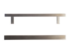 TIRADOR TORREON RECTANGULAR DESP 500 INOX EJE 300